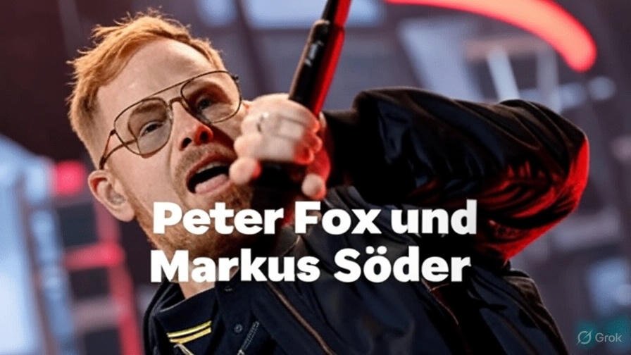 Peter Fox und Markus Söder
